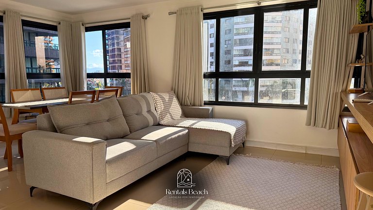 Apto de 2 Dormitórios | 300m da Praia Grande