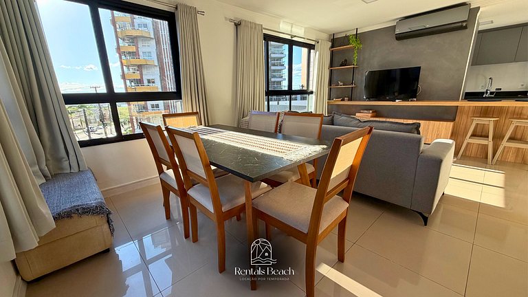 Apto de 2 Dormitórios | 300m da Praia Grande