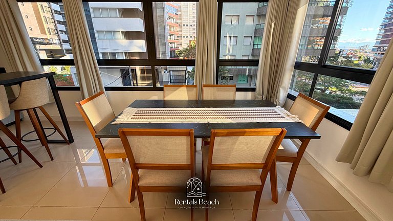 Apto de 2 Dormitórios | 300m da Praia Grande