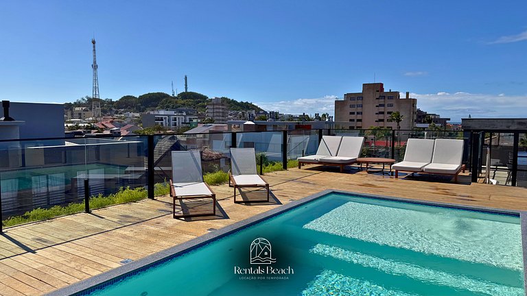 Studio Premium 400m da praia | Piscina e rooftop
