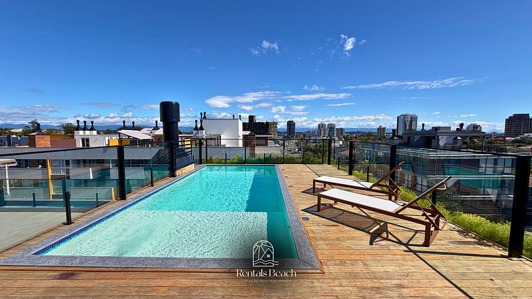 Studio Premium 400m da praia | Piscina e rooftop