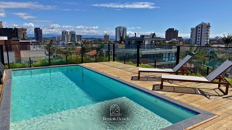 Studio Premium 400m da praia | Piscina e rooftop