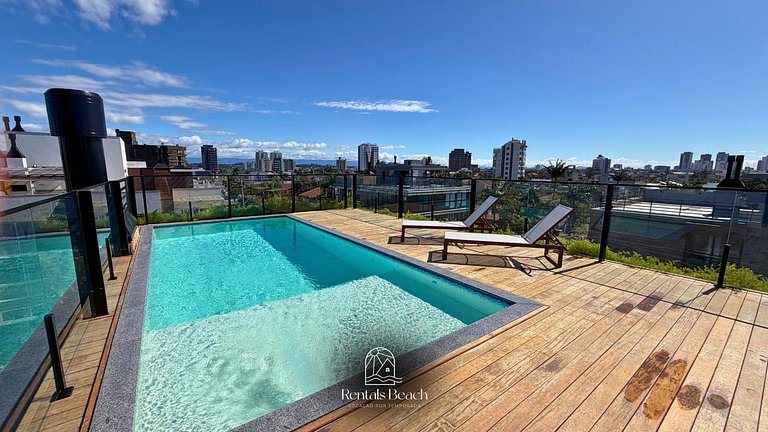 Studio Premium 400m da praia | Piscina e rooftop