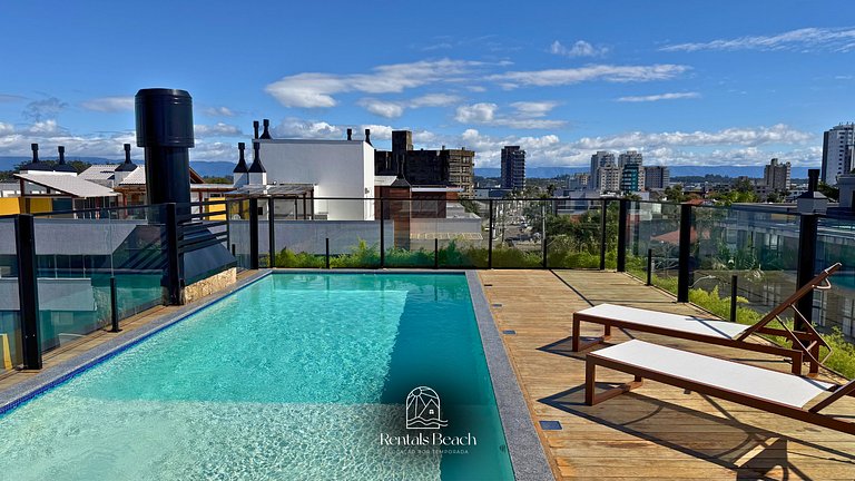 Studio Premium 400m da praia | Piscina e rooftop