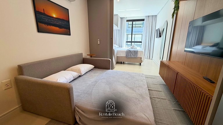 Studio Premium 400m da praia | Piscina e rooftop