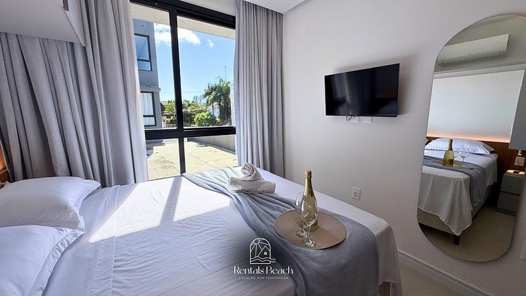 Studio Premium 400m da praia | Piscina e rooftop