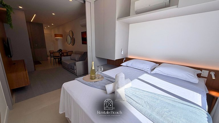 Studio Premium 400m da praia | Piscina e rooftop
