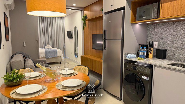 Studio Premium 400m da praia | Piscina e rooftop