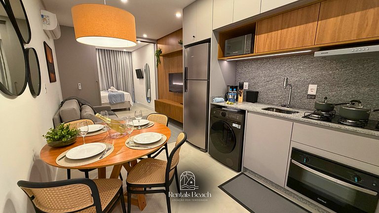 Studio Premium 400m da praia | Piscina e rooftop