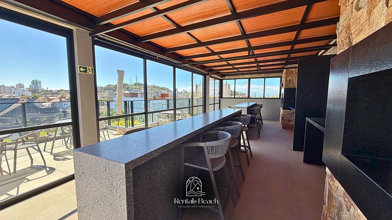 Studio Premium 400m da praia | Piscina e rooftop