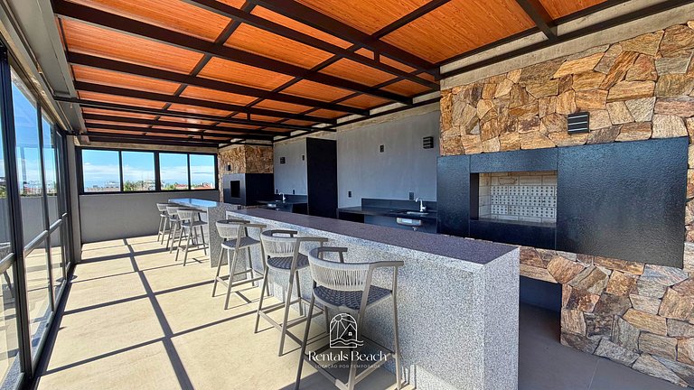 Studio Premium 400m da praia | Piscina e rooftop