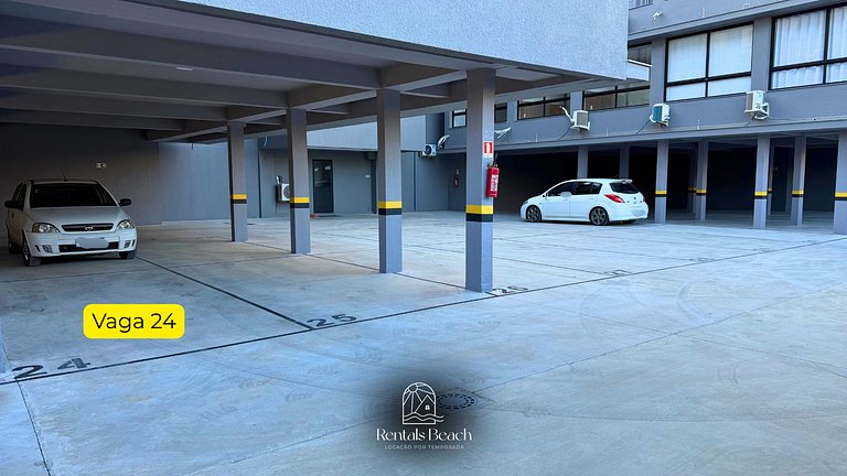 2 Dormitórios | 400m da praia | Piscina e hooftop