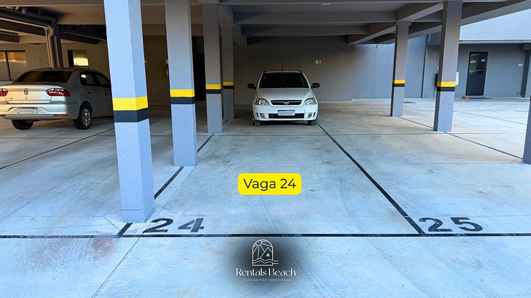 2 Dormitórios | 400m da praia | Piscina e hooftop