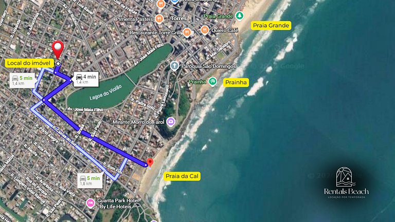 Casa Temporada em Torres que Aceita Pet | Lagoa do Violão